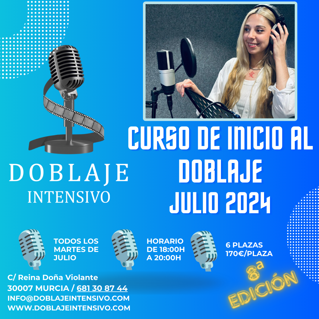 Curso de Inicio al Doblaje 8ª EDICIÓN