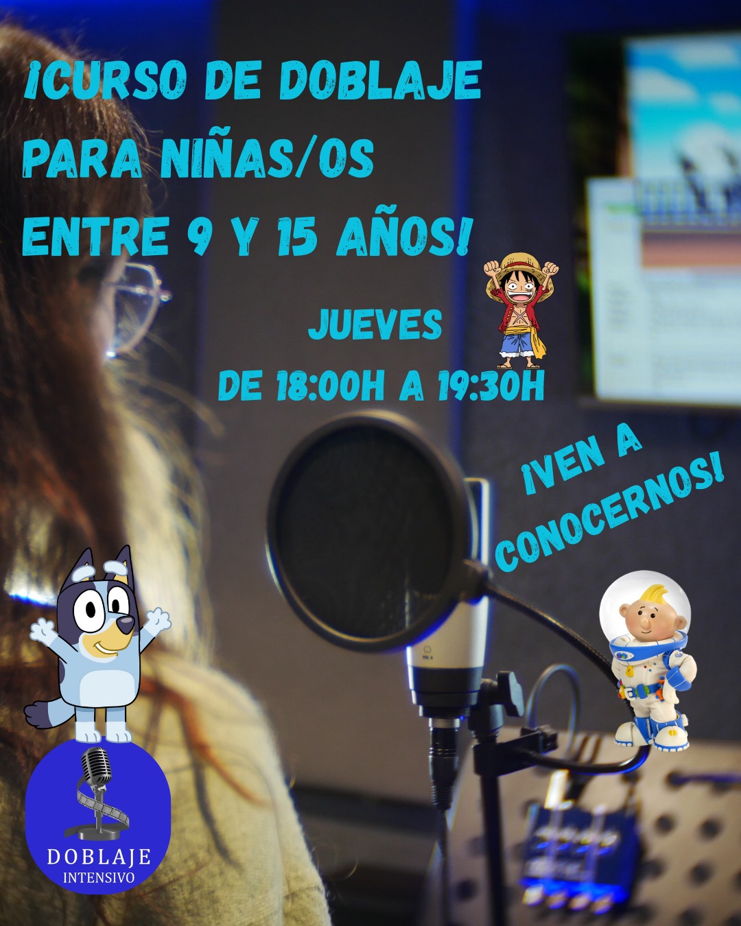 Curso de doblaje para niños
